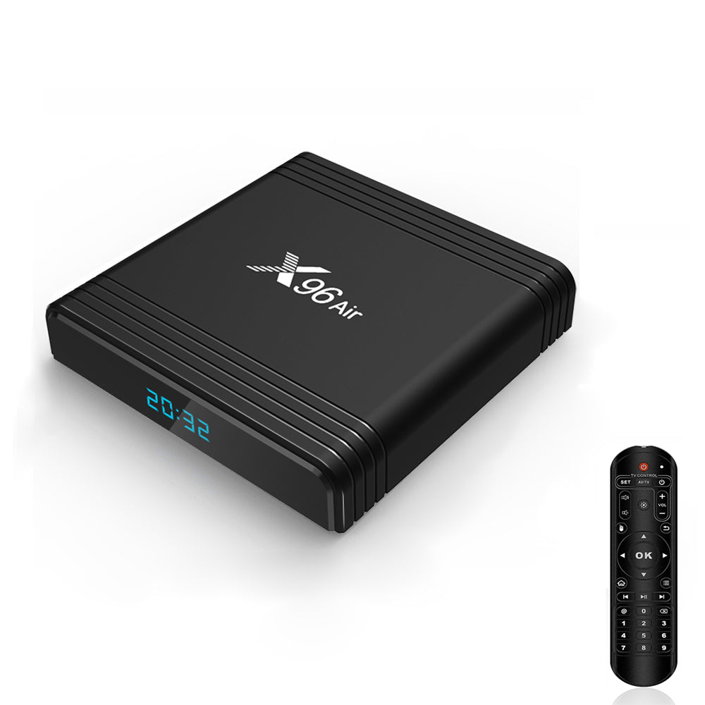 X96 Air Android 9.0 Amlogic S905X3 Quad Core TV Box Dual Band WiFi Bluetooth Media Player 4 64GB X96 Air Android 9.0 Amlogic S905X3 Quad Core TV Box Dual Band WiFi Bluetooth Media Player 4 64GB